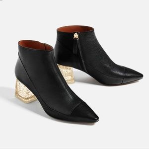 Zara Clear Heel Boots